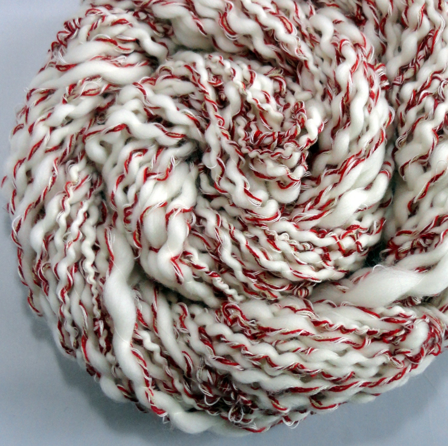 Handspun Yarn Ballgame 75 Yards Superwash Merino Wool