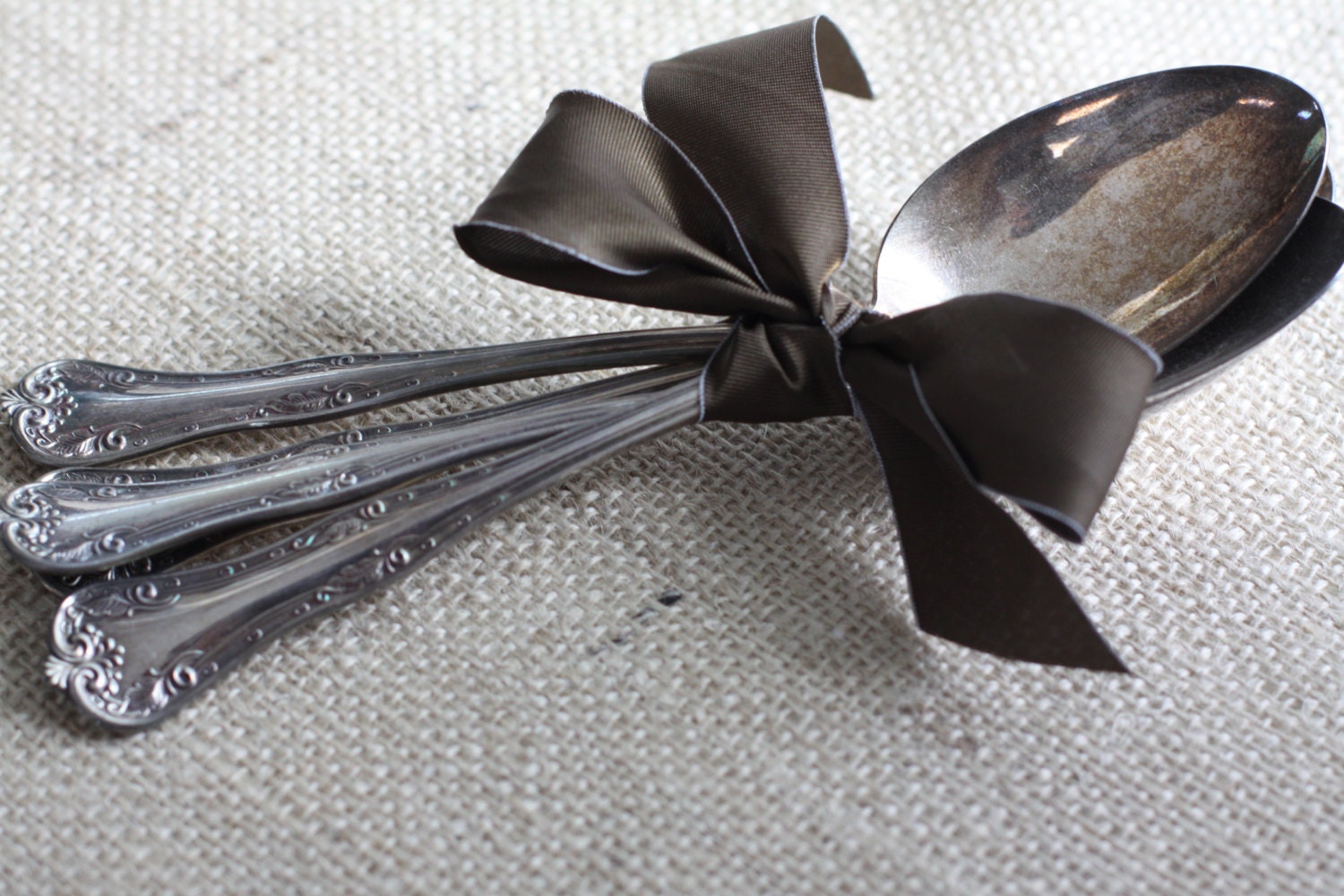 Set of Large Vintage Spoons