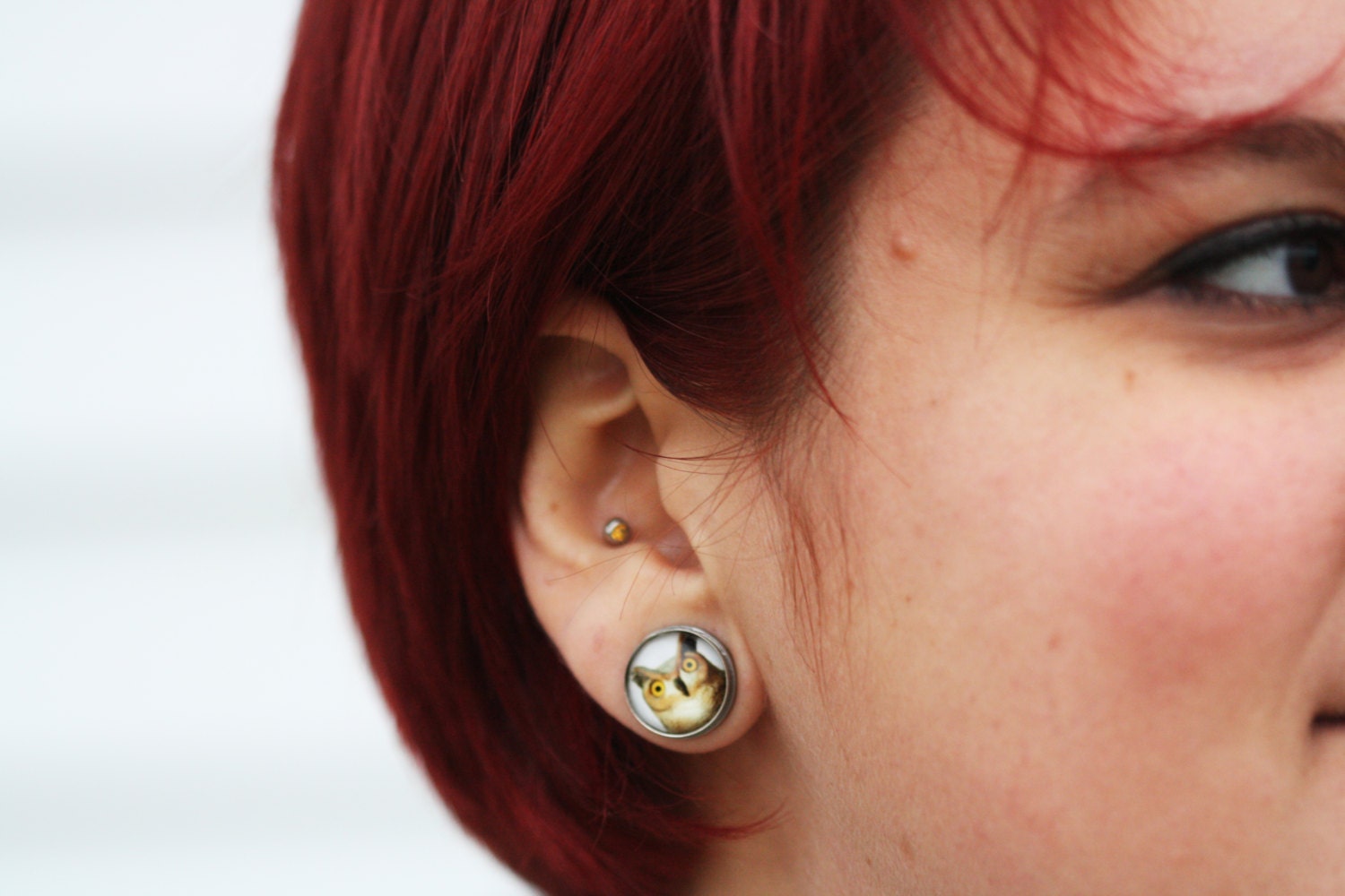 Customized Ear Plugs - Personalized Ear Tunnels with Your Photo or Artwork - Unisex Gift for Women, Men, Weddings, Body Modification