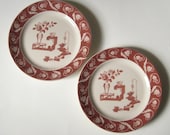 Sterling China Wellsville Ohio Restaurantware Set of 2 Plates