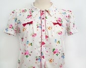 Shady Lane shirt- floral blouse