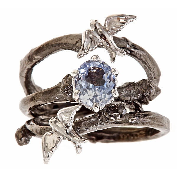 Swallow Engagement Ring 104
