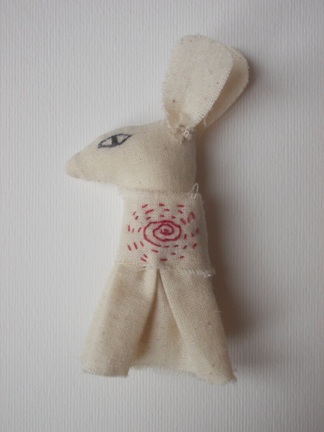 Hare brooch - Folk art