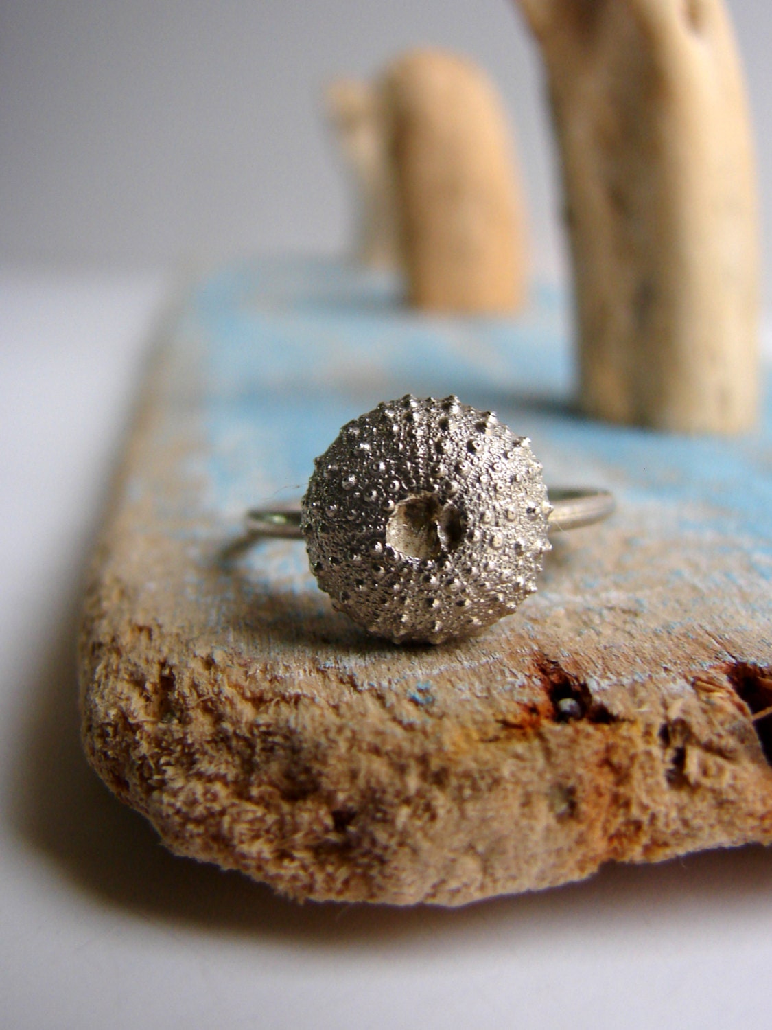 Sea Urchin Ring Engagement Ring