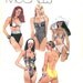 Plus Size Swimsuit Pattern - McCalls 5998 - One Piece Bathing Suit - Two Piece Swim Suit - Cup A, B, C, D - Size 18 / Bust 40