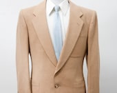 Size 40 Vintage Christian Dior Camel Hair Sport Coat