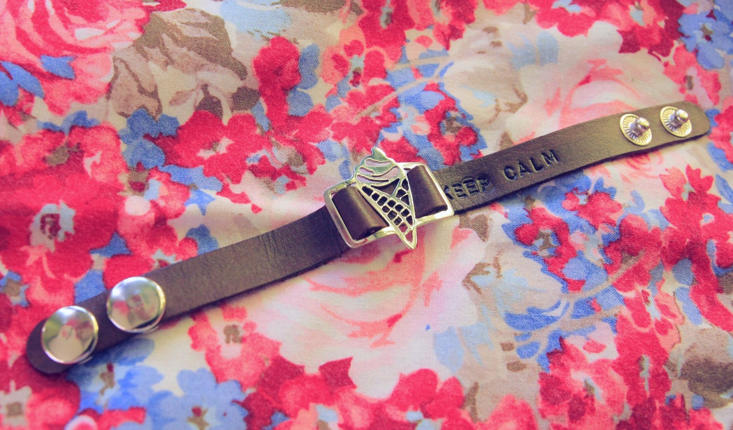 ICE CREAM leather bracelet (free shipping)