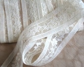Lingering Romance Vintage Floral Insertion Lace Early Synthetic Alencon Lingerie Trim