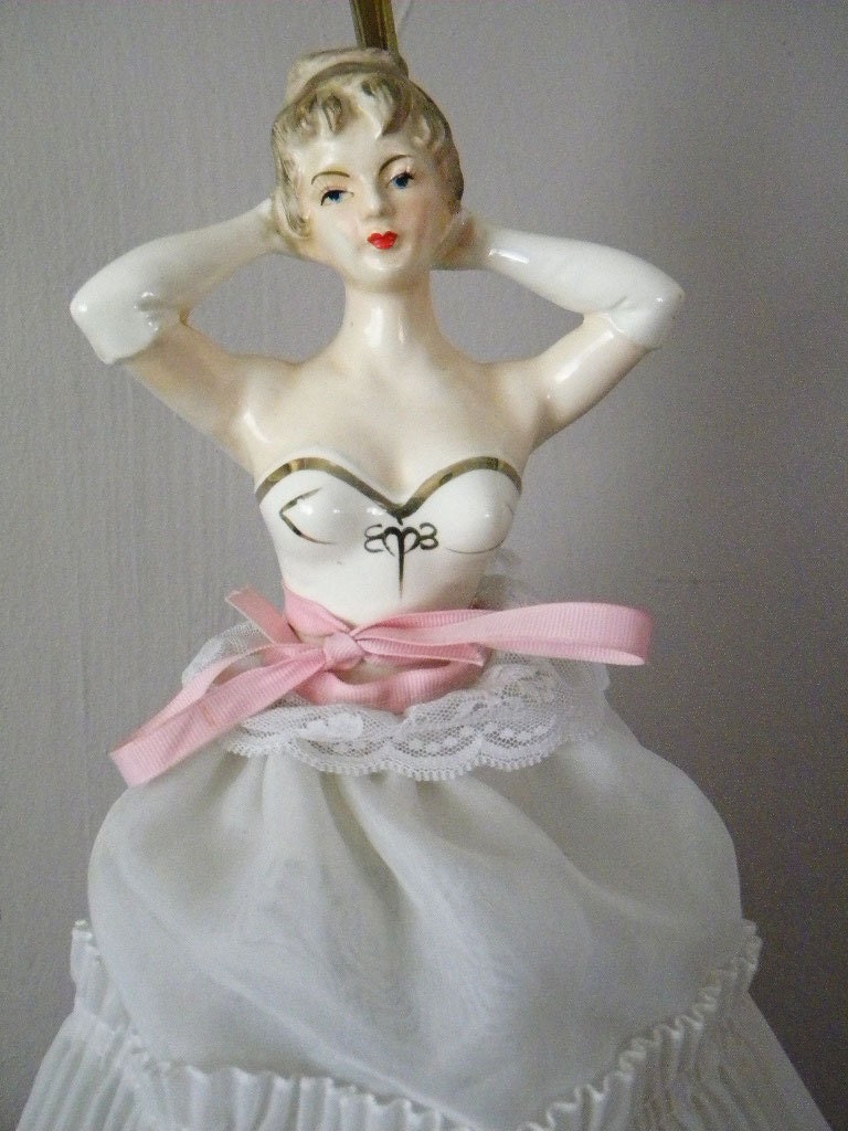 Lovely Lady Vintage Boudoir Lamp