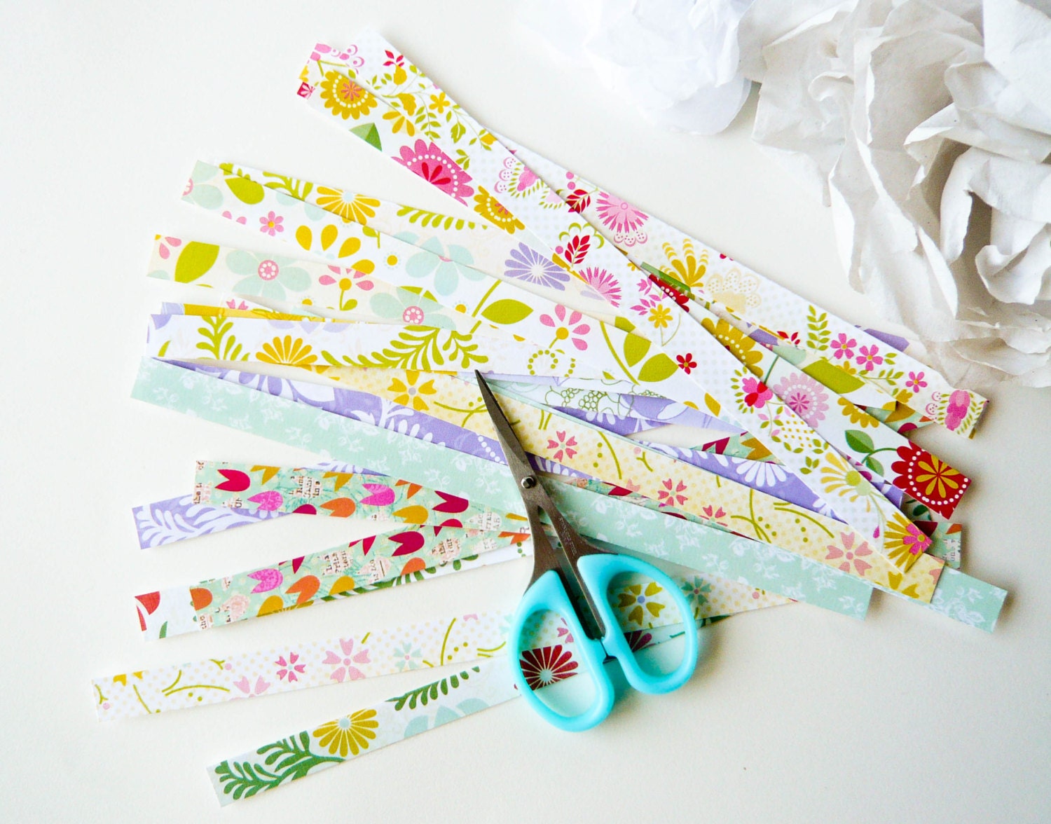 Paper Tape - Spring Flowers Pattern