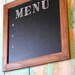 Natural Wood Chalk Sign
