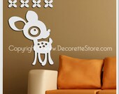 Mirror Wall Decals - Bambi Deer