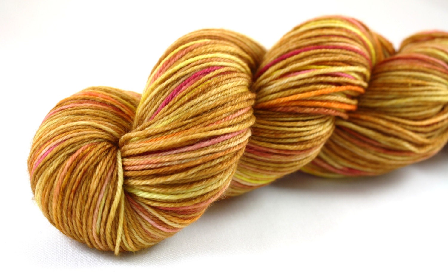 Fireside--hand dyed sock weight yarn, merino, cashmere, nylon (435yds/100gm)