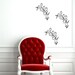 Vinyl Wall Art Decal Poppy Pods floral vine modern flower home decor