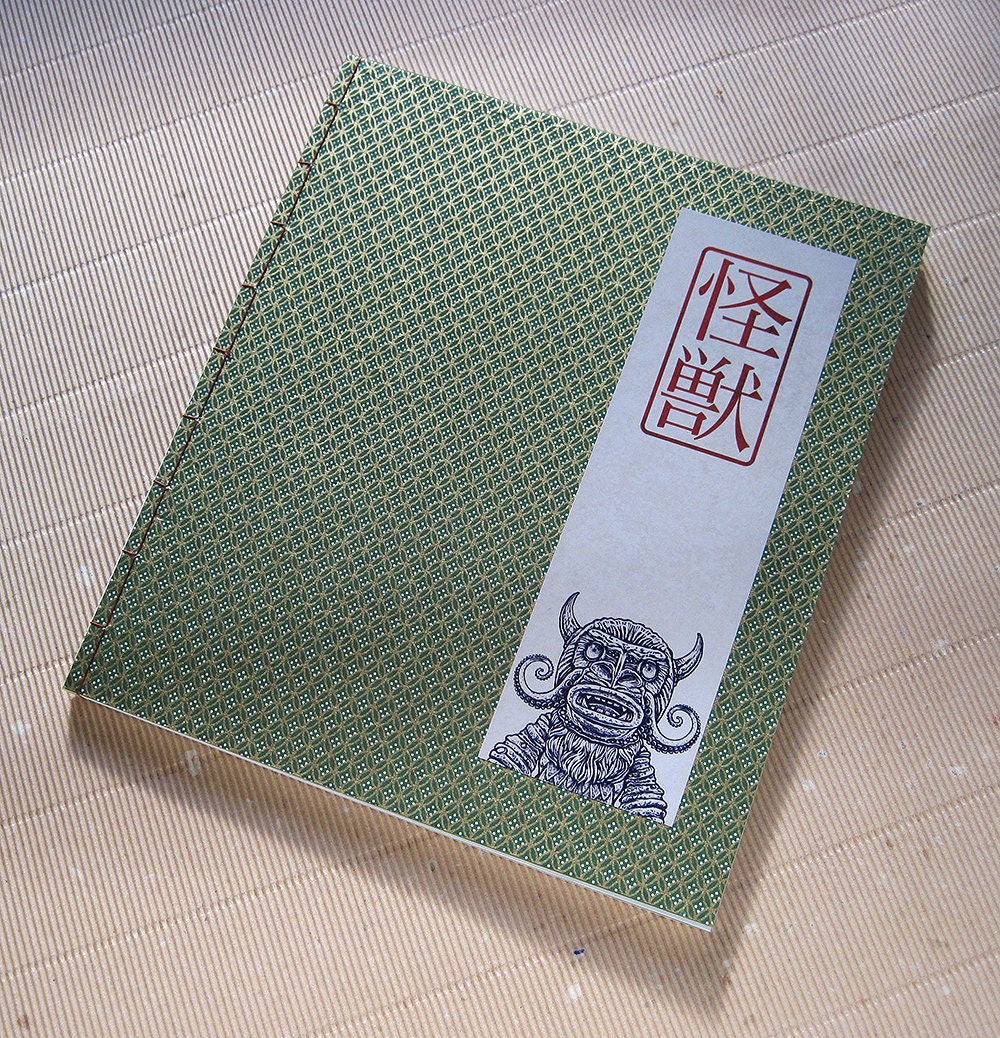 Land of Kaiju Alphabet Book- Japanese Handmade Limited Edition Monsters