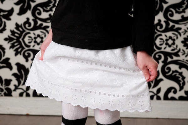 Ruffled Back Skirt