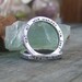 sterling silver stackable stacking ring (stamped on one side)