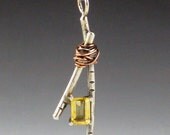 Citrine Twig Necklace