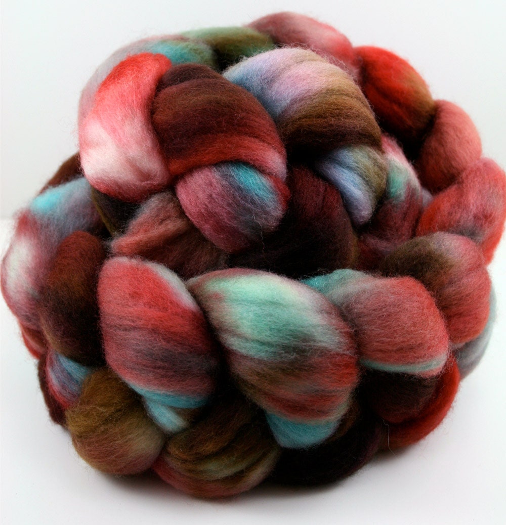 Barn Dance, 4.4oz Merino Lush Roving/Top