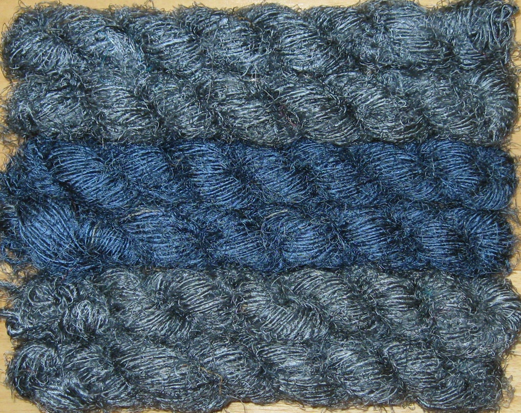 Cotton Sari Yarn, 600 yds Fair Trade Recycled Handspun, 295 grams, 10.4 oz, SLIGHTLY IRREGULAR