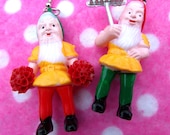 Kitsch Garden Gnome Earrings