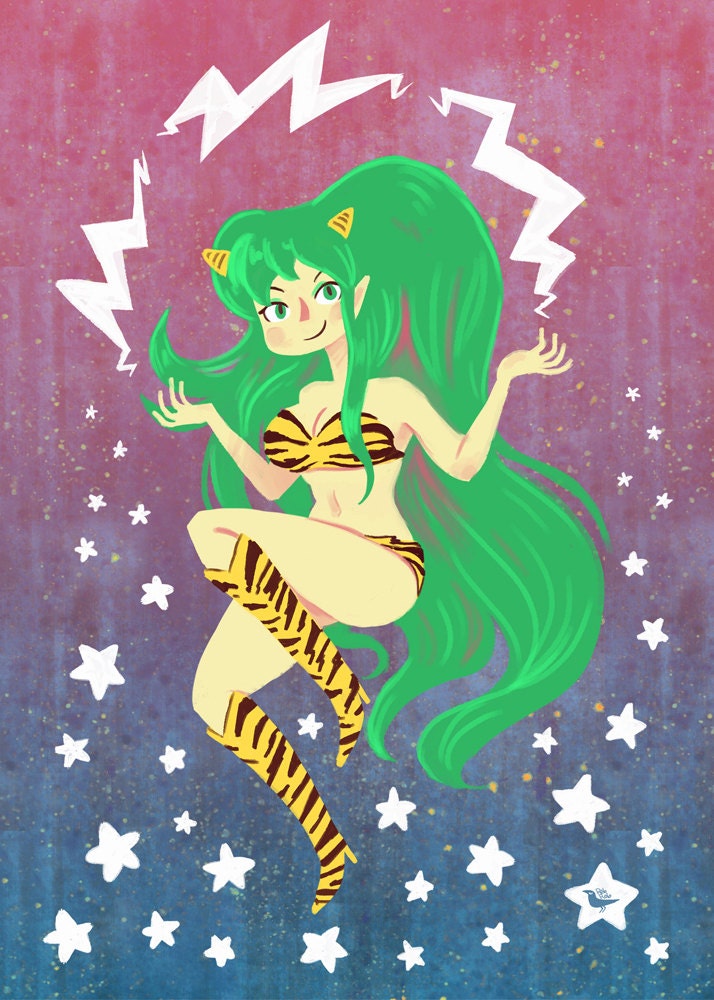 Electric Alien Dreamgirl 5x7 print
