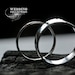 Recycled Platinum Wedding Bands Simple and Polished