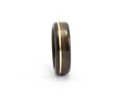 The Man's Ring - Unplugged, Handmade Ebony and Acoustic Guitar String Jewelry
