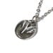 Silver Barefoot Horse Hoof Necklace in Solid White Bronze with Sterling Overlay
