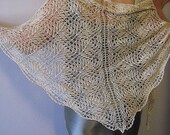 seaweed & silk wedding shawl