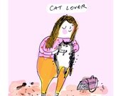 Cat Lover Card