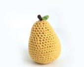 Handmade Knit Pear Fruit