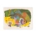 The Fish. Vintage 1970s Children's Book Print. 5" x 7". Ready to Frame. (No. 1104)