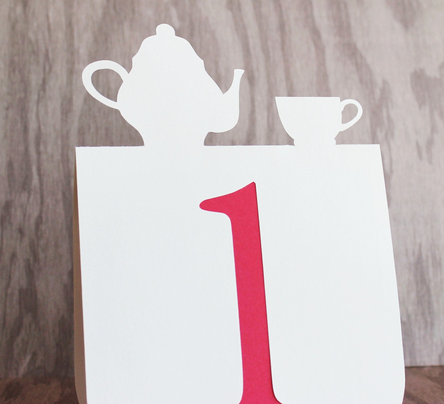 Tea Party Table Numbers 1 to 25