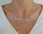Little Princess in Sterling Silver - Bridal Necklace, Wedding Necklace