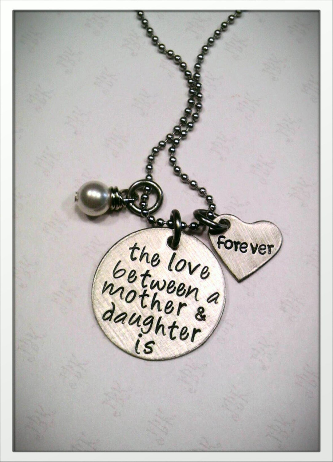 JBK The love between a Mother & Daughter is forever... necklace