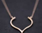 From the bottom of my heart (tm)...14k yellow gold heart necklace