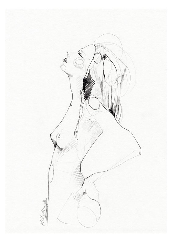 Limited Edition giclée print from original  PENCIL DRAWING // 10