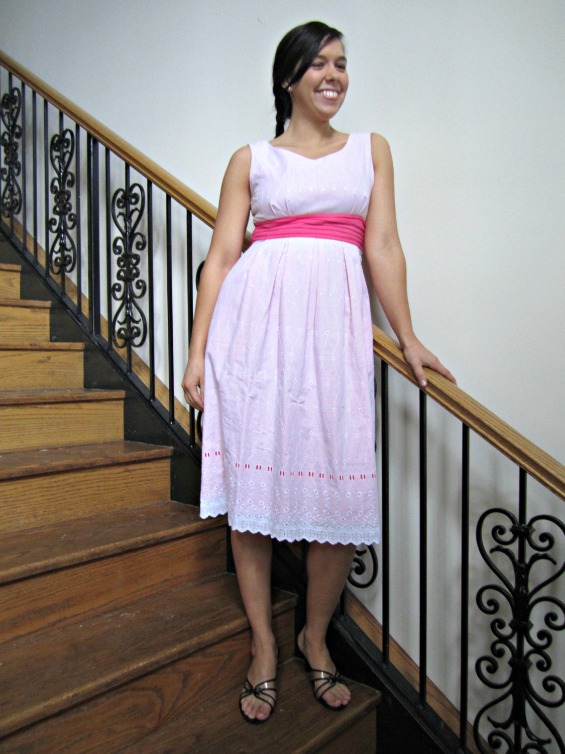 Sundress with Pockets, Modest Dress, Party Dress, Summer Dress, Pleated Skirt, Bridesmaid Dress, Maternity Dress - CUSTOM MADE in any fabric