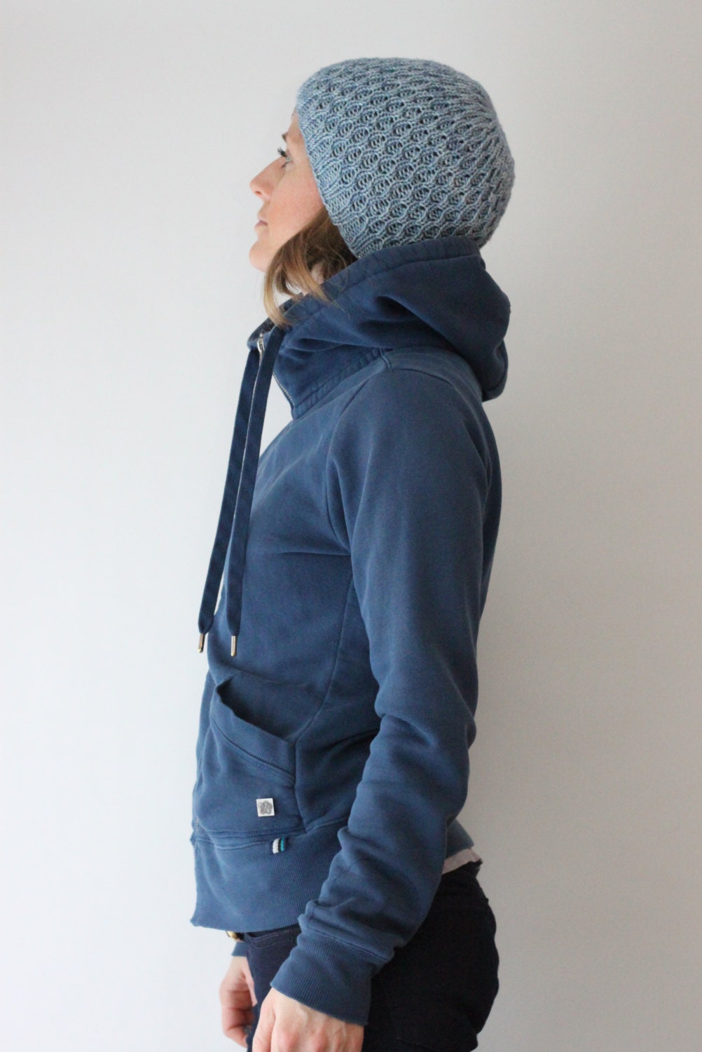WELLINGTON // honey comb twisted stitch knit hat pdf pattern