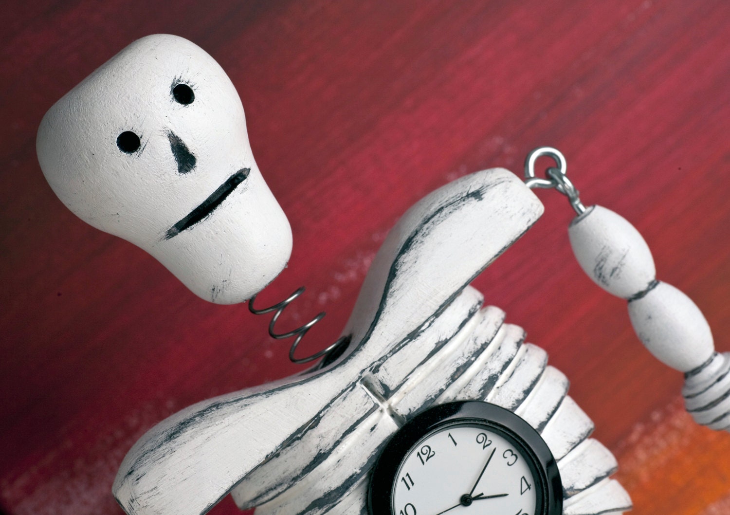 Skeleton Clock Bobblehead