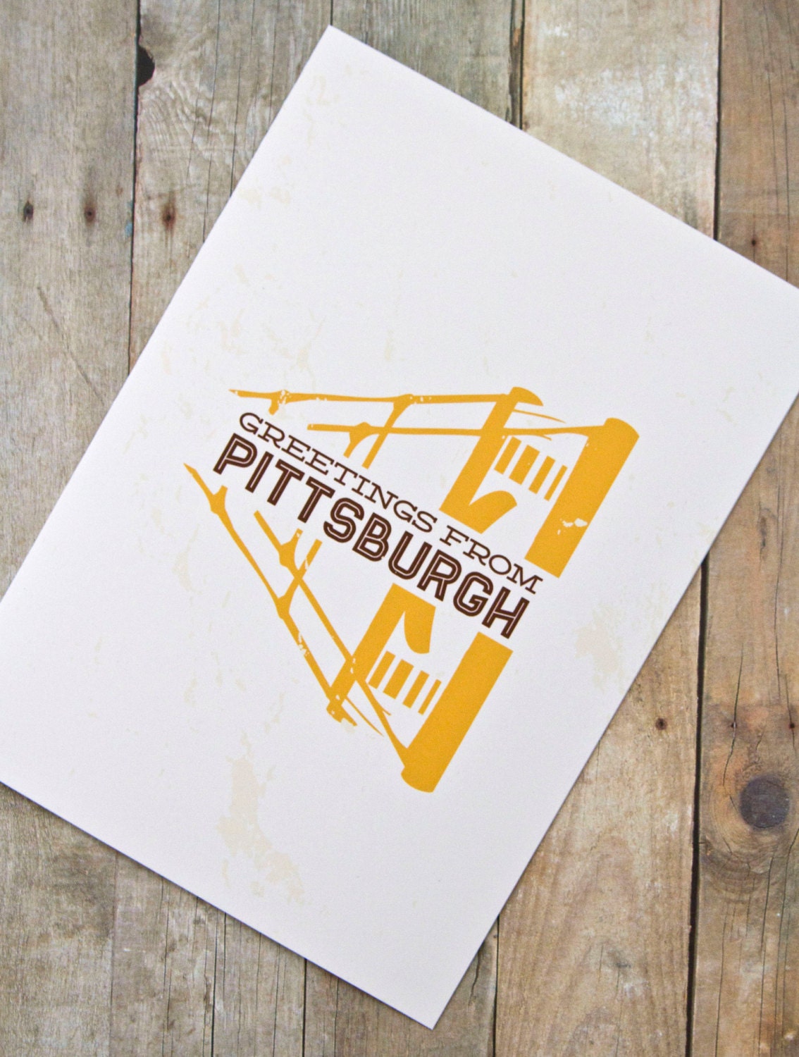 Greetings from Pittsburgh Card