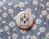 Goth Ghost- 1 Inch Button