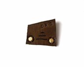 Mens Leather Accessory Fathers Day Lapel Pin