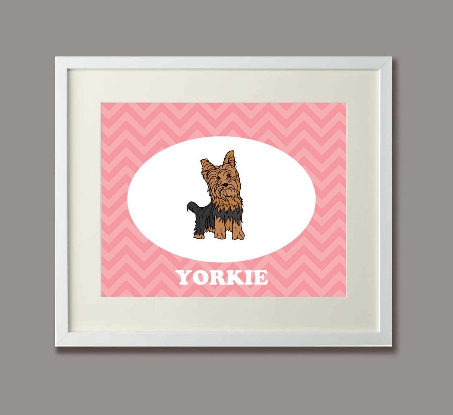 Yorkshire Terrier Dog Portrait ( 8x10 Fine Art Print )
