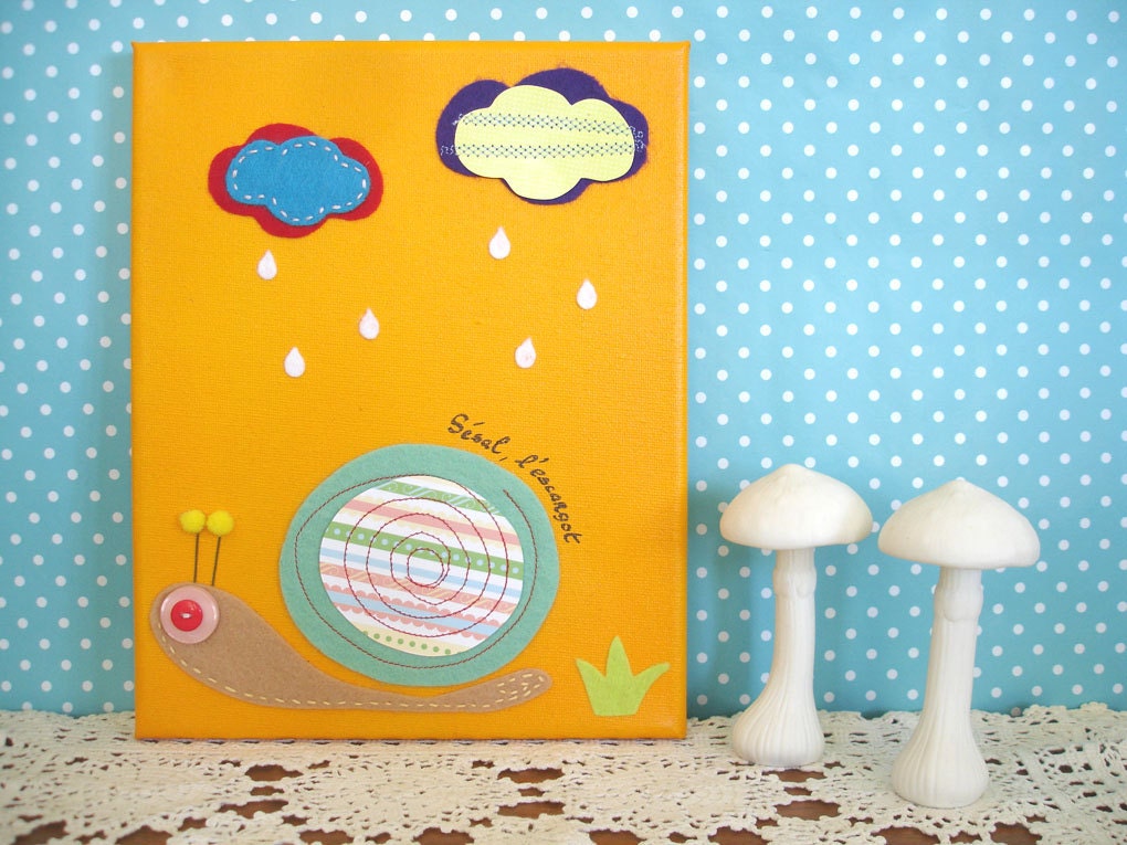 Kids Wall art, Handmade wall decor, Nursery wall hanging, Children walls art