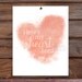 Here's My Heart, Lord - 8x10