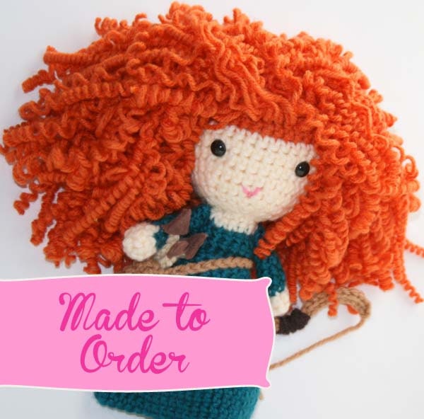 MADE TO ORDER  Merida Doll from brave