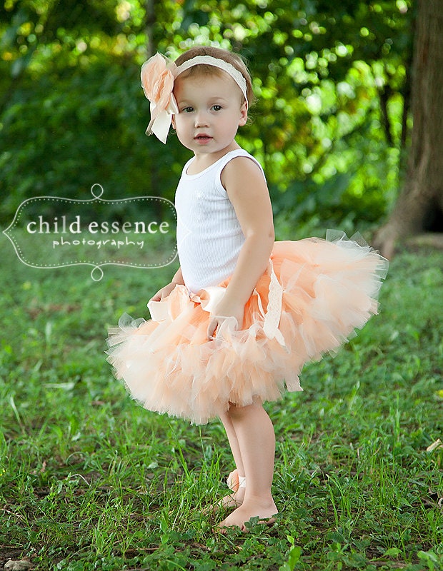 Peach Tresor Tutu Skirt Set