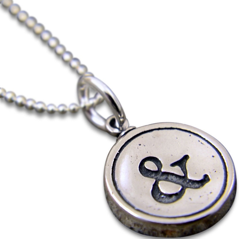 Personalized Necklace Sterling Silver All Letters Available